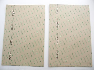 2x A4 sheet of 3M 8153LE 300LSE Double Linered Laminating Adhesive Transfer Tape