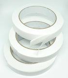 StickyTapes White Double Sided Acrylic Foam Mounting Tape - 20mm wide x 2m long - VALUE PACK of 3 Rolls