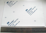 3M Scotchlite 680 Black Reflective Adhesive Film Sheeting for Shop Sign Car Bike - A4 size