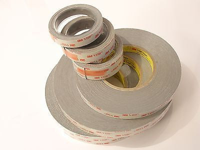 3M VHB RP25 RP45 RP62 Double Sided Adhesive Foam Tape metre lengths of 25mm wide